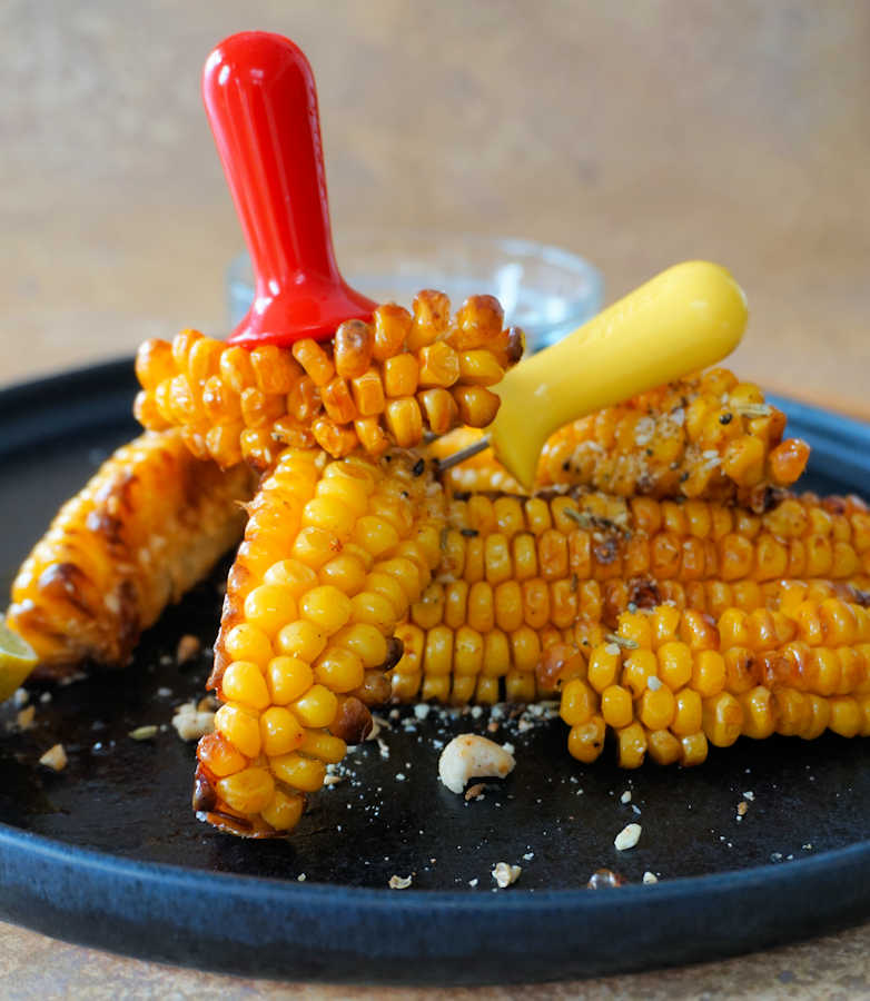 Corn Ribs With Dukkah Recipe Cuisine Fiend